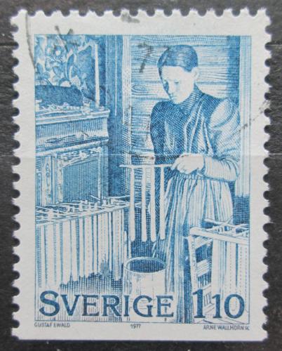 Poštová známka Švédsko 1977 Vianoce Mi# 1008 D