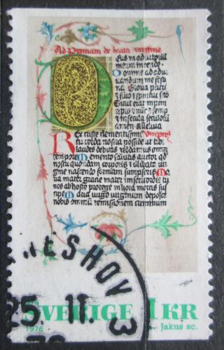 Poštová známka Švédsko 1976 Vianoce Mi# 968