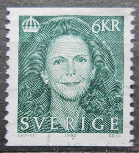 Poštová známka Švédsko 1995 Krá¾ovna Silevya Mi# 1866