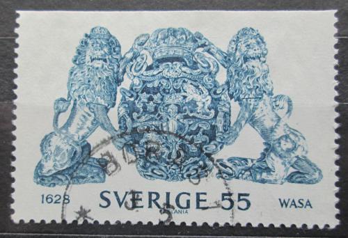 Poštová známka Švédsko 1969 Døevìná socha Wasa Mi# 646 A