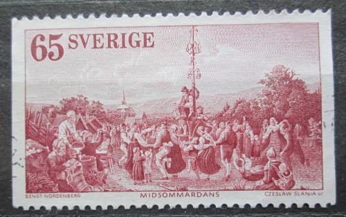 Poštová známka Švédsko 1973 Umenie, Bengt Nordenberg Mi# 798