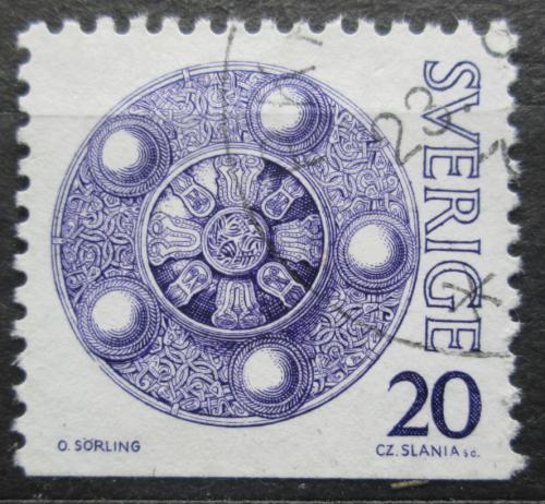Poštová známka Švédsko 1975 Archeologické nálezy Mi# 896 x Du