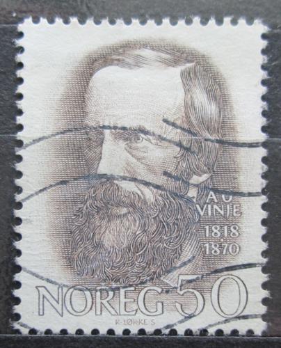 Poštová známka Nórsko 1963 Aasmund Olavsson Vinje, básník Mi# 568