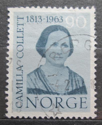 Poštová známka Nórsko 1963 Camilla Collett, spisovatelka Mi# 486