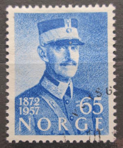 Poštová známka Nórsko 1957 Krá¾ Haakon VII. Mi# 417