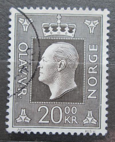 Poštová známka Nórsko 1969 Krá¾ Olaf V. Mi# 593