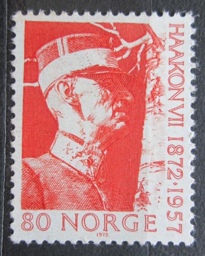 Poštová známka Nórsko 1972 Krá¾ Haakon VII. Mi# 643