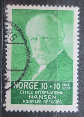 Poštová známka Nórsko 1935 Fridtjof Nansen, polární badatel Mi# 172 Kat 4.50€