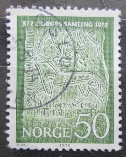 Poštová známka Nórsko 1972 Vzník øíše, 1100. výroèie Mi# 639