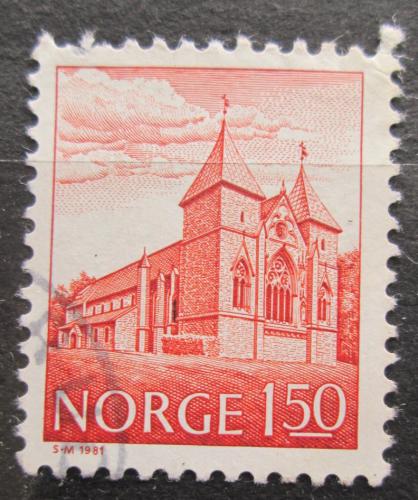 Poštová známka Nórsko 1981 Dóm ve Stavangeru Mi# 831