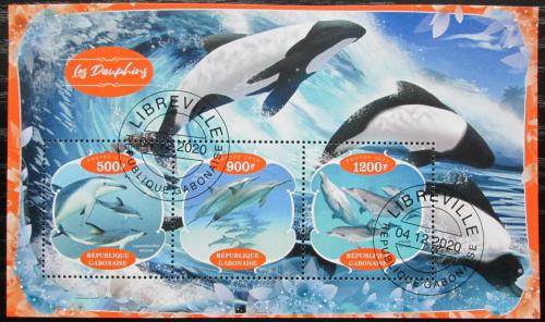 Poštové známky Gabon 2020 Delfíny Mi# N/N
