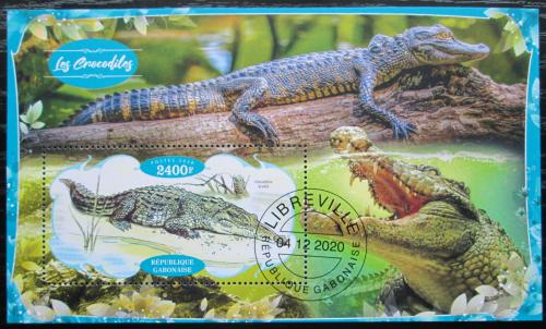 Poštová známka Gabon 2020 Krokodíly Mi# N/N