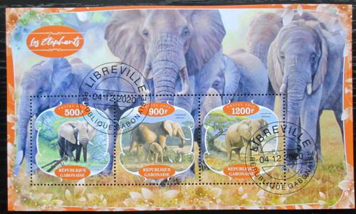 Poštové známky Gabon 2020 Slony Mi# N/N