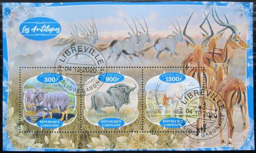 Poštové známky Gabon 2020 Antilopy Mi# N/N