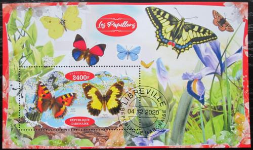 Poštová známka Gabon 2020 Motýle Mi# N/N