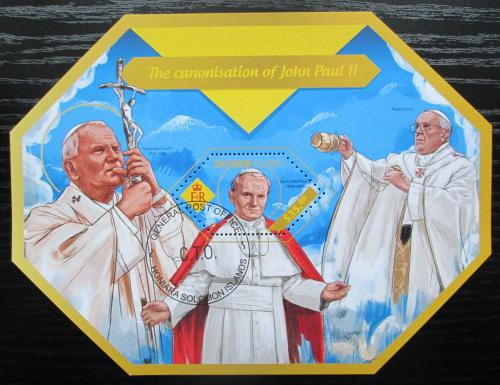 Potov znmka alamnove ostrovy 2014 Pape Jan Pavel II Mi# Block 318 Kat 12 - zvi obrzok