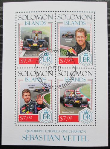 Potov znmky alamnove ostrovy 2014 Sebastian Vettel Mi# 2477-80 Kat 9.50