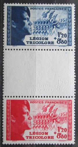 Poštové známky Francúzsko 1942 Legie TOP SET Mi# 576-77 Kat 25€