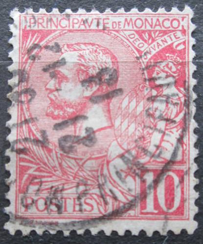Poštová známka Monako 1901 Kníže Albert I. Mi# 23 a