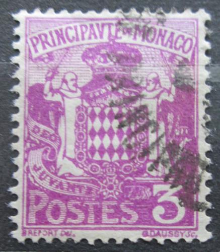Poštová známka Monako 1933 Štátny znak Mi# 75