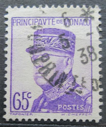 Poštová známka Monako 1938 Kníže Ludvík II. Mi# 172 Kat 30€