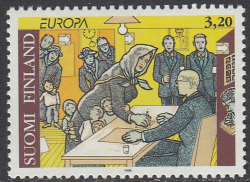 Poštová známka Fínsko 1996 Európa CEPT, slavné ženy Mi# 1333