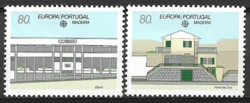 Poštové známky Madeira 1990 Európa CEPT, pošty Mi# 133-34 Kat 5€
