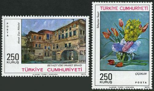 Poštové známky Turecko 1973 Umenie Mi# 2282-83