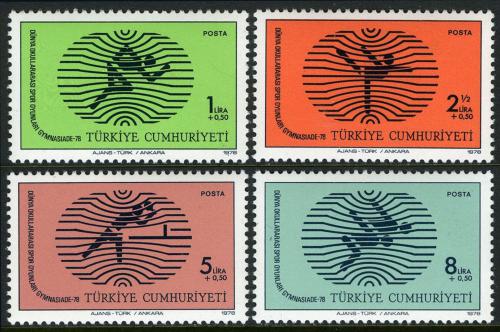 Poštové známky Turecko 1978 Šport Mi# 2453-56