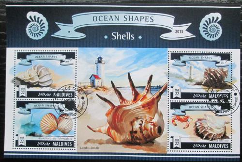 Poštové známky Maldivy 2015 Mušle Mi# 5835-38 Kat 11€