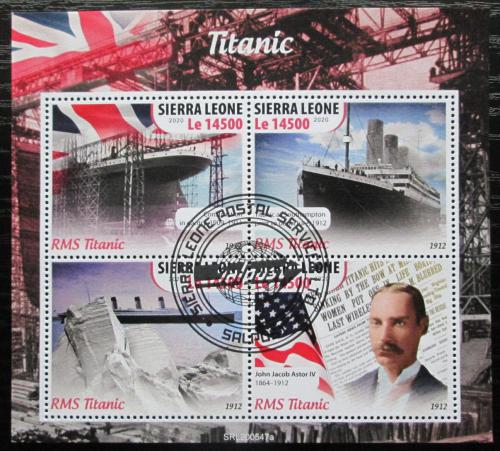Poštové známky Sierra Leone 2020 Titanic Mi# N/N