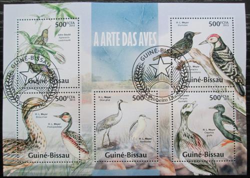 Poštové známky Guinea-Bissau 2013 Vtáci Mi# 6670-74 Kat 10€