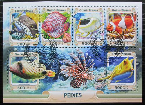 Poštové známky Guinea-Bissau 2016 Ryby Mi# 8411-16 Kat 11€
