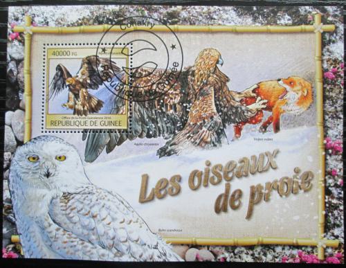 Poštová známka Guinea 2016 Dravci Mi# Block 2662 Kat 16€