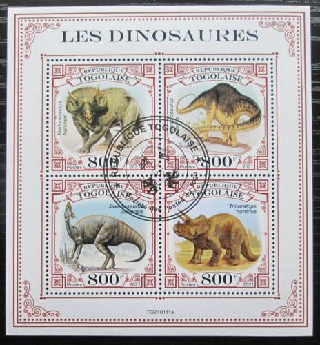 Poštové známky Togo 2021 Dinosaury Mi# N/N