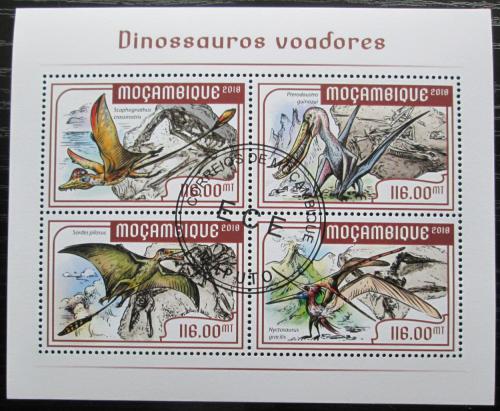 Poštové známky Mozambik 2018 Létající dinosaury Mi# 9359-62 Kat 26€