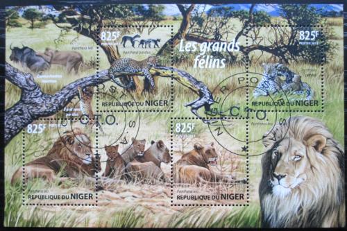 Poštové známky Niger 2015 Maèkovité šelmy Mi# 3490-93 Kat 13€