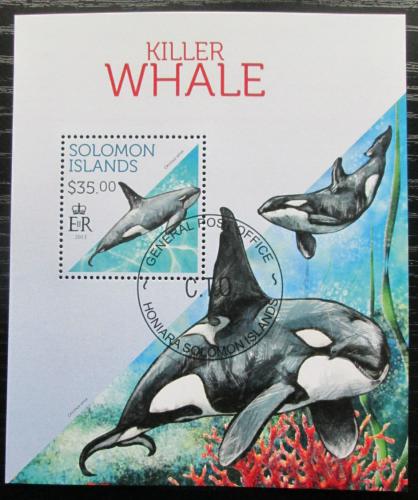 Poštová známka Šalamúnove ostrovy 2013 Kosatka dravá Mi# Block 216 Kat 12€
