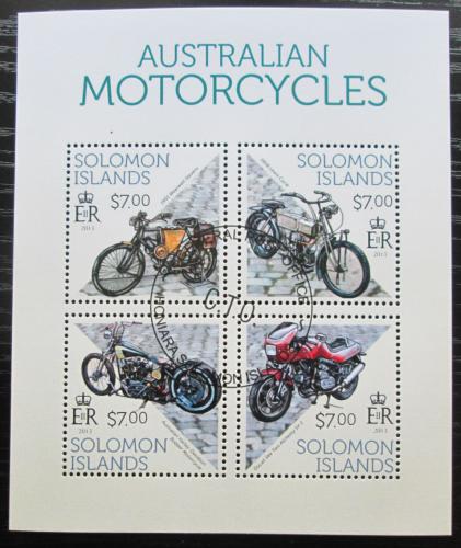 Poštové známky Šalamúnove ostrovy 2013 Motocykle Mi# 2207-10 Kat 9.50€