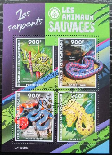 Poštové známky SAR 2019 Hady Mi# 8861-64 Kat 16€