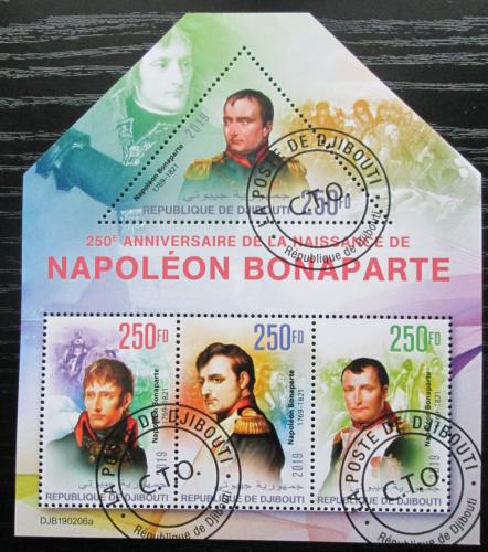 Poštové známky Džibutsko 2019 Napoleon Bonaparte Mi# 2876-79 Kat 10.50€
