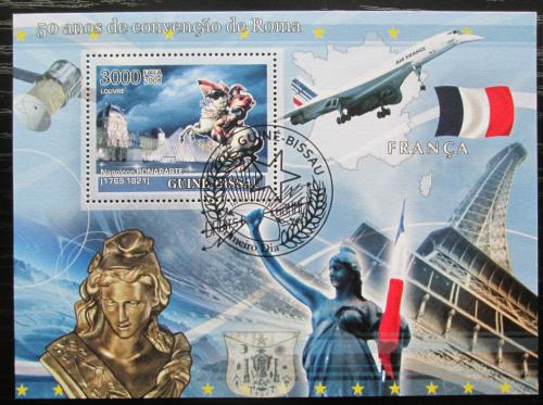 Poštová známka Guinea-Bissau 2008 Napoleon Bonaparte Mi# Block 638 Kat 14€