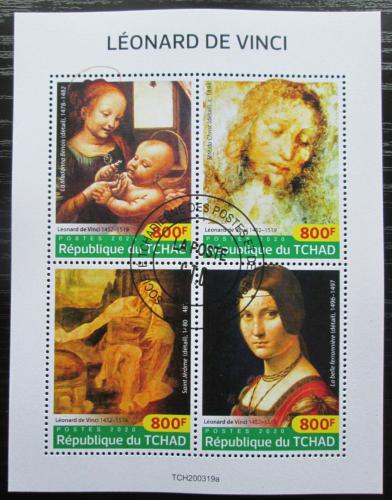 Poštové známky Èad 2020 Umenie, Leonardo de Vinci Mi# N/N