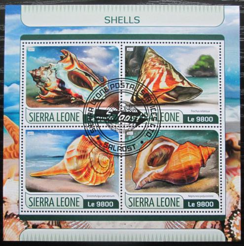 Poštové známky Sierra Leone 2017 Mušle Mi# 8535-38 Kat 11€ 
