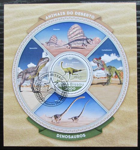 Poštová známka Guinea-Bissau 2016 Dinosaury pouštì Mi# Block 1520 Kat 11€