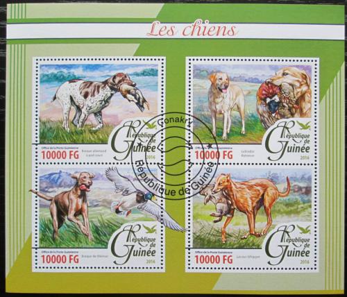 Poštové známky Guinea 2016 Psy Mi# 11676-79 Kat 16€
