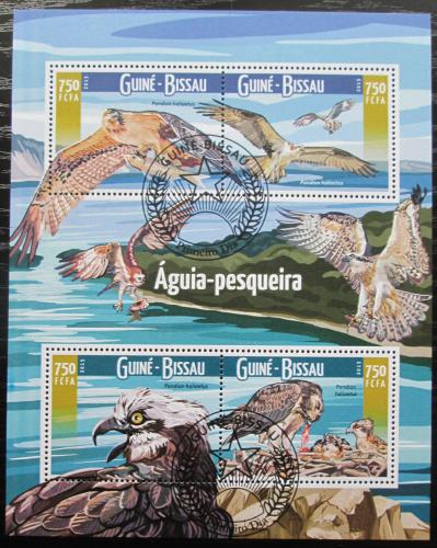 Poštové známky Guinea-Bissau 2015 Orlovec øíèní Mi# 8245-48 Kat 11€