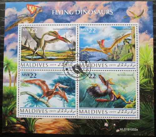 Poštové známky Maldivy 2020 Dinosaury Mi# 8779-82 Kat 11€