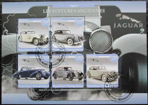 Poštové známky Madagaskar 2020 Automobily Jaguar Mi# N/N