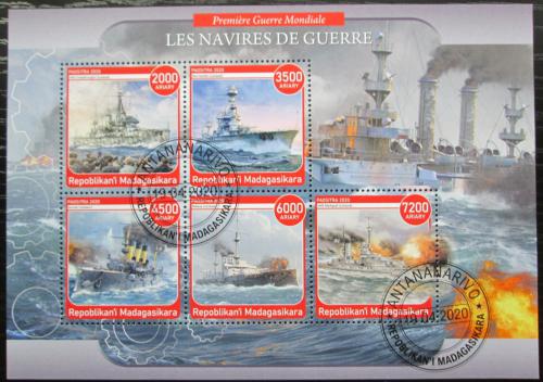Poštové známky Madagaskar 2020 Váleèné lode Mi# N/N